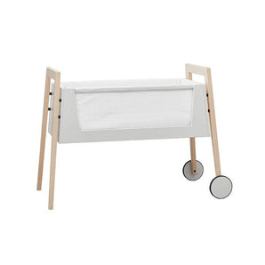Side by Side bed with mattress in Oak - Bimbo Concept