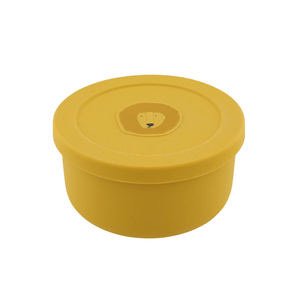 Silicone Snack Pot With Lid - Mr. Lion - Bimbo Concept