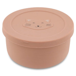 Silicone snack pot with lid - Mrs. Cat - Bimbo Concept