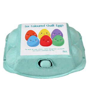 Six Coloured Chalk Eggs - Bimbo Concept