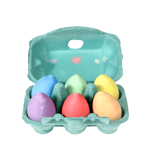 Six Coloured Chalk Eggs - Bimbo Concept