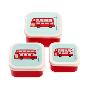 Snack boxes (set of 3) - TfL Routemaster Bus - Bimbo Concept