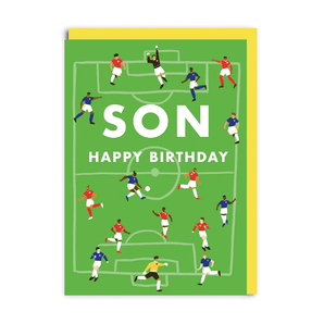Son Football Birthday Card - Bimbo Concept