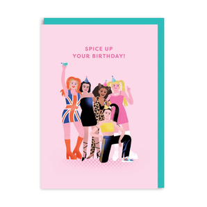 Spice Girls Birthday Card - Bimbo Concept