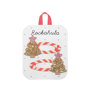 Stripy Christmas Tree Clips - Bimbo Concept