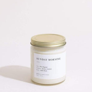 Sunday Morning Minimalist Candle - Bimbo Concept
