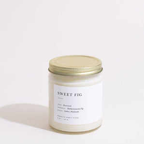 Sweet Fig Minimalist Candle - Bimbo Concept