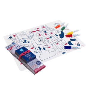 Tablemat set Wildlife Panda - Bimbo Concept