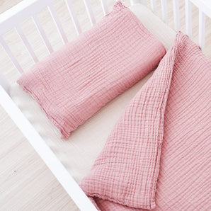 The Little Organic Baby Bedding Sets (Pillow + Pillow Protector + Duvet + Duvet Cover & Pillow Case) - Bimbo Concept