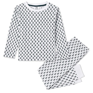 Toddler & Big Kid Cotton Knit PJ Set - Bimbo Concept