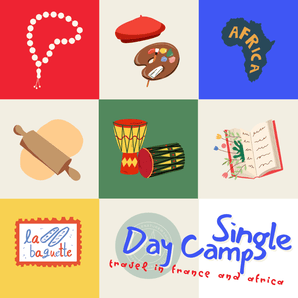 Travel Around the World Summer Camp | France & Africa | Jul 28 - 8 Aug (2 - 4yo) - Bimbo Concept