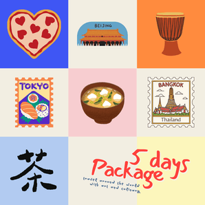 Travel Around the World Summer Camp Package | Jun 30 - Aug 22 (4 - 7yo) - Bimbo Concept