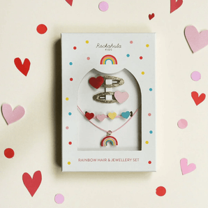 Vintage Rainbow Hair & Jewellery Set - Bimbo Concept
