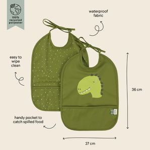 Waterproof bib 2 - pack - Mr. Dino - Bimbo Concept