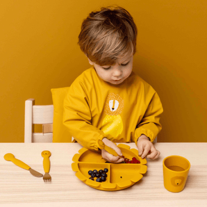 Waterproof Long Sleeve Bib - Mr. Lion - Bimbo Concept
