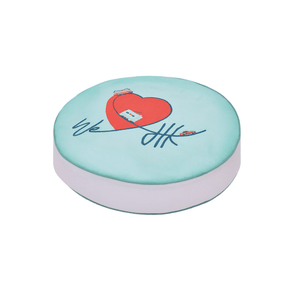 We Love Hong Kong Round Cushion Cover (Heart) + Filler - Bimbo Concept