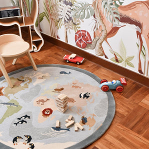 World Map Rug - Bimbo Concept