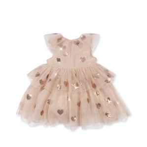 Yvonne Heart Sequins Dress - Coeur Sequins - Bimbo Concept