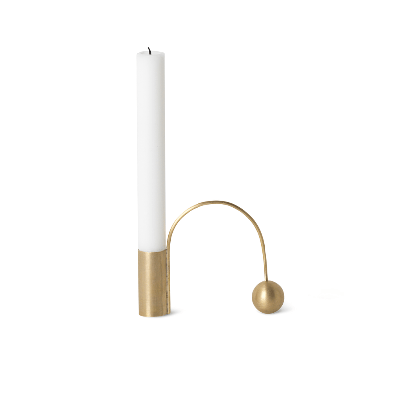 Balance Candle Holder - Brass