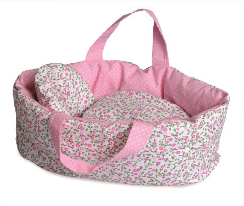Carry Cot with Flower Bedding