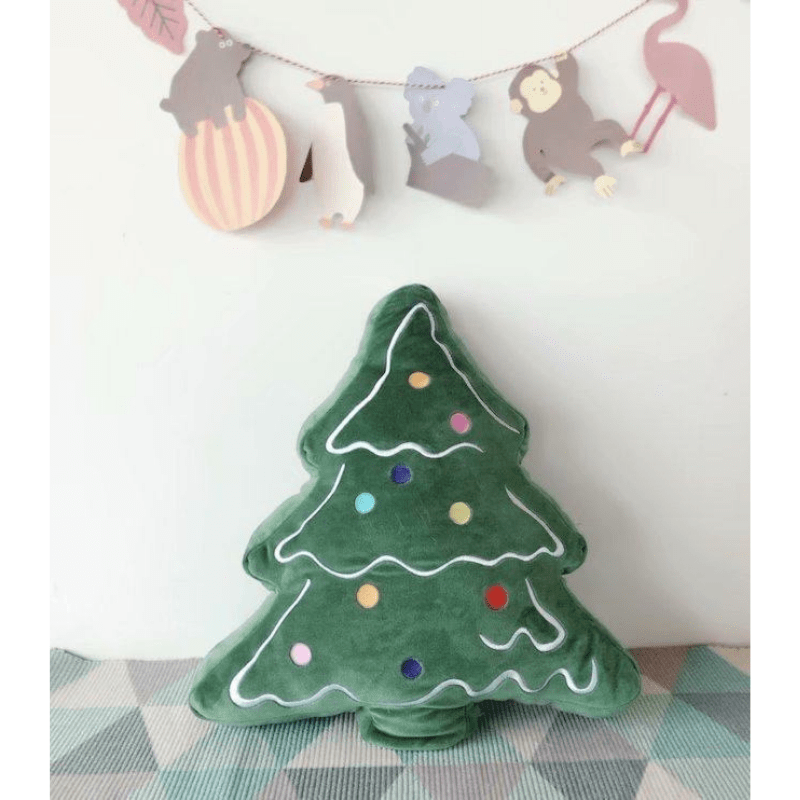Christmas Cushion - XMAS Tree with Ornaments