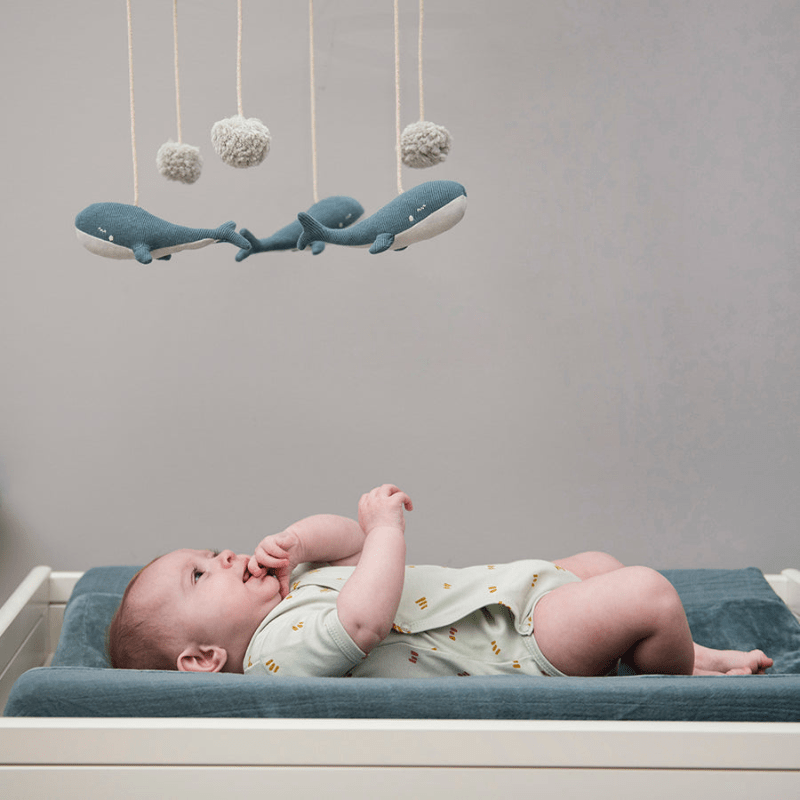 Crib mobile - Whale