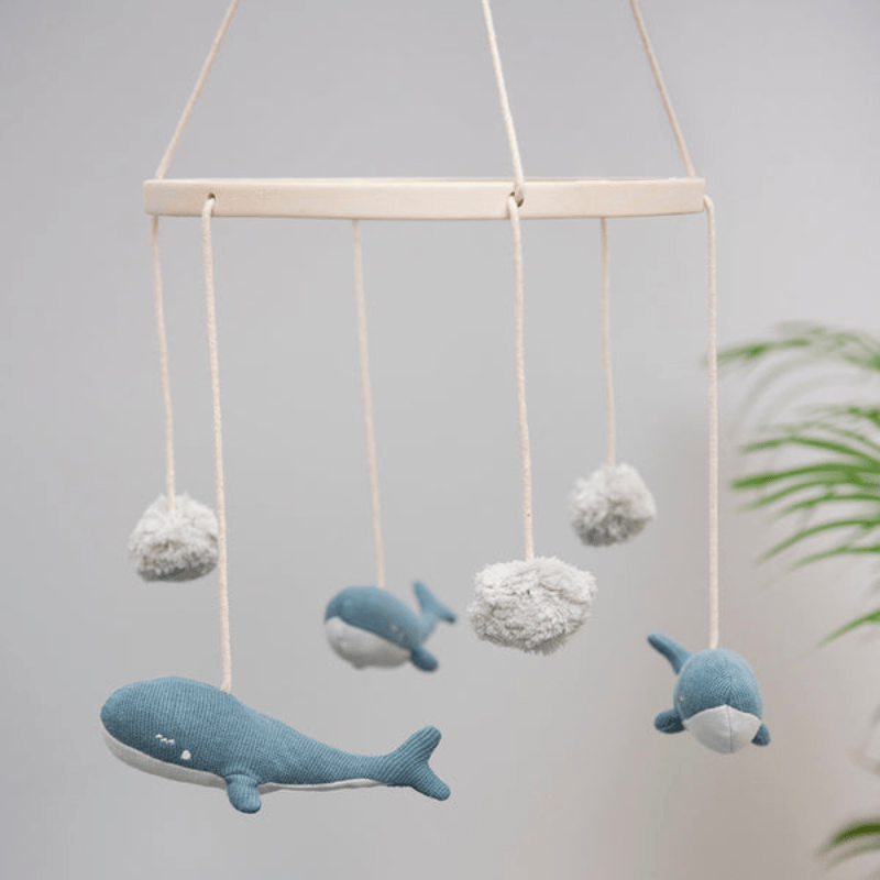 Crib mobile - Whale