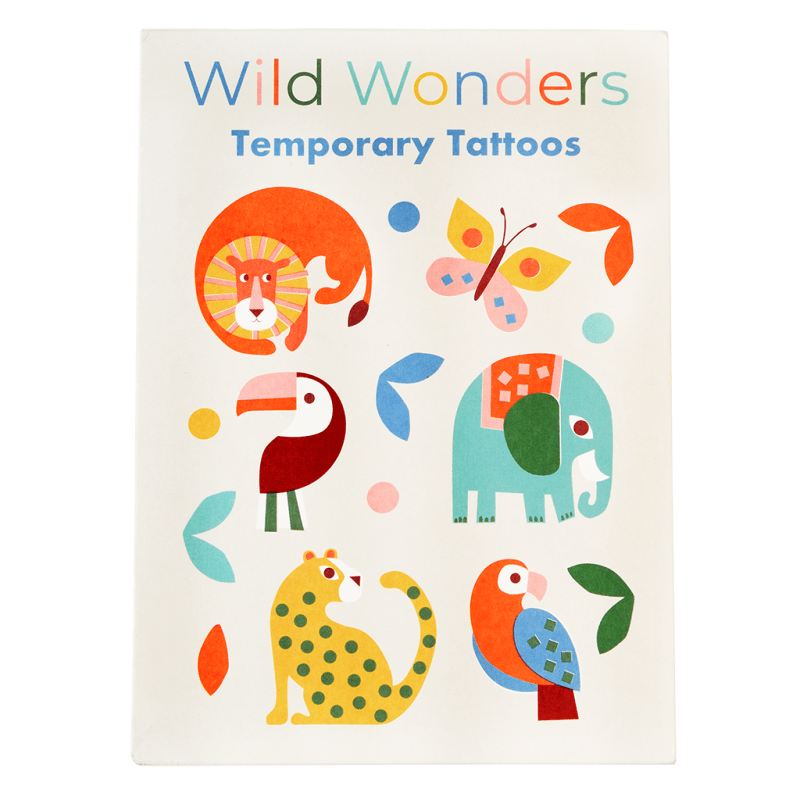 Wild Wonders Temporary Tattoos