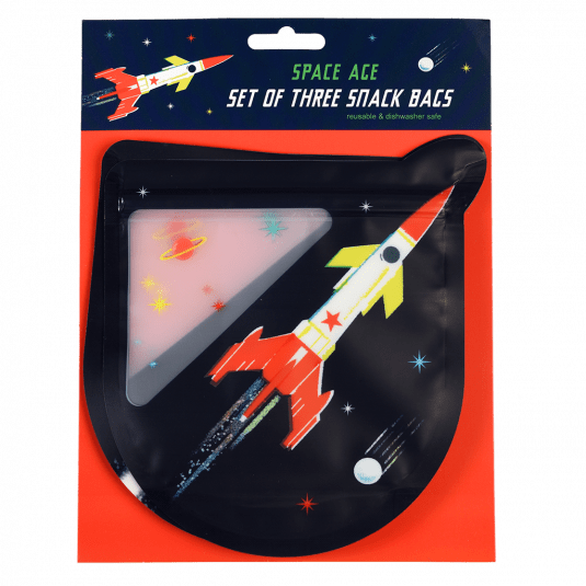 Space Age Snack Bags (Set of 3)