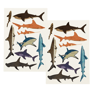 Shark Temporary Tattoos (2 Sheets)