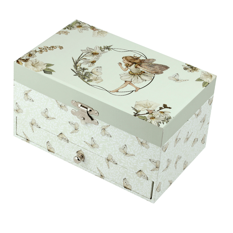 Musical Jewelry Box Flower Fairies