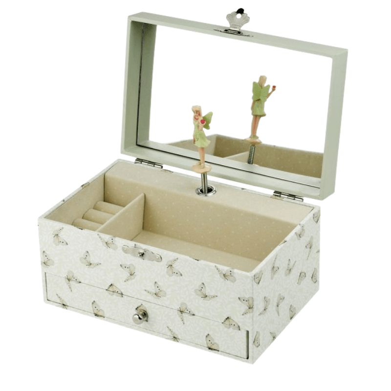 Musical Jewelry Box Flower Fairies