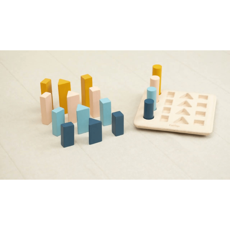 Geometric Peg Board - Orchard