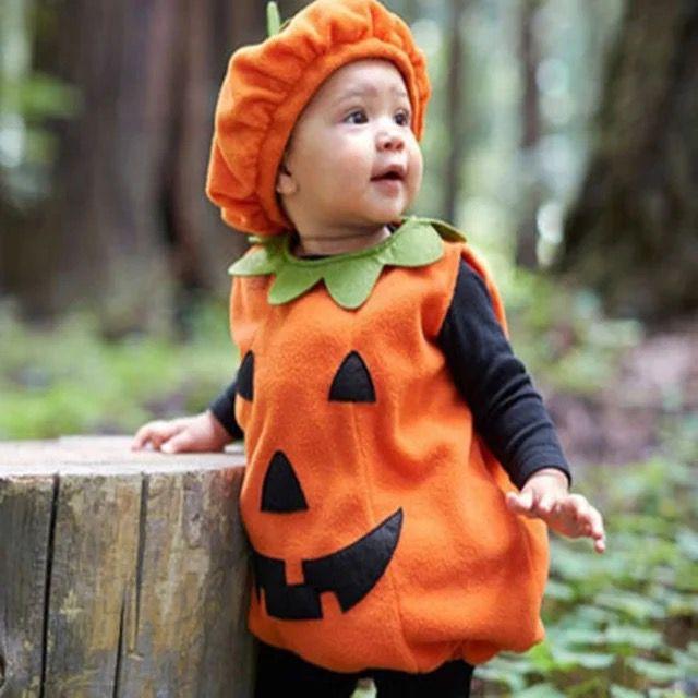 Halloween Pumpkin Costume With Hat