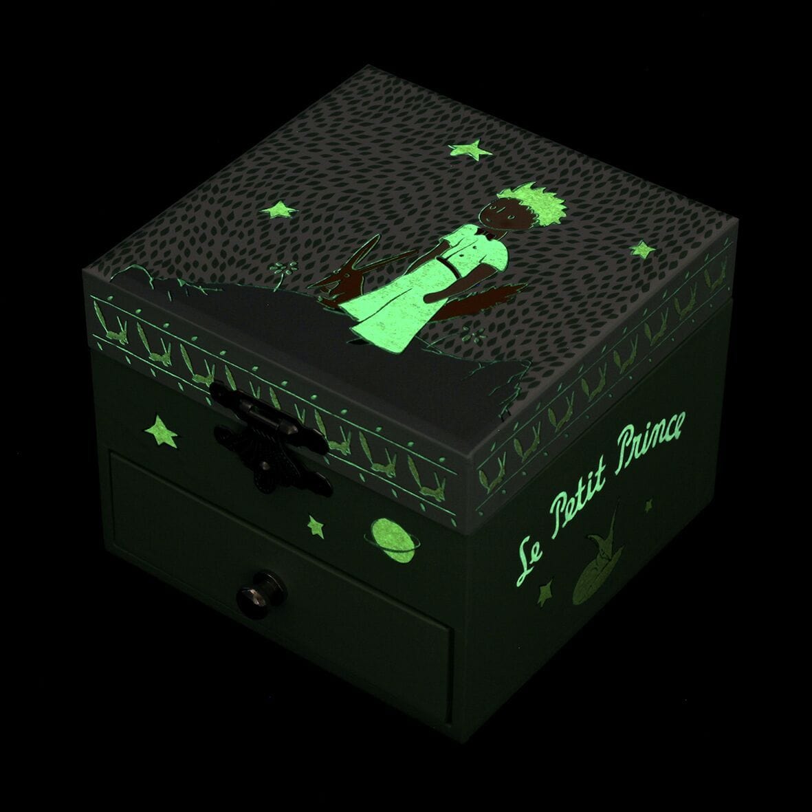 Musical Cube Box Little Prince "Garden" - Glow in dark