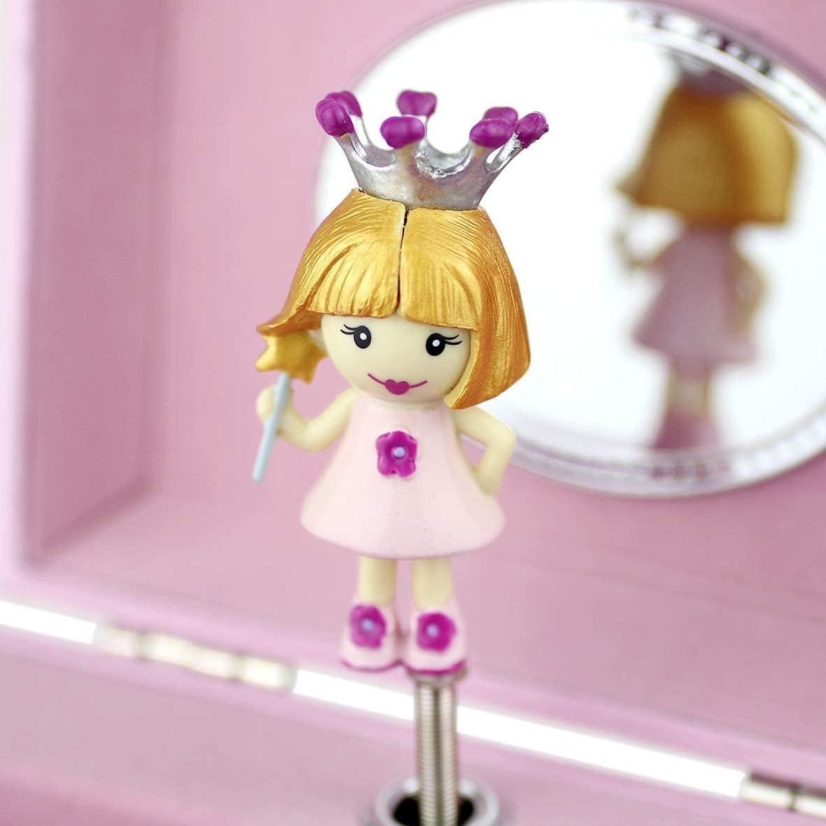 Saving Bank with Music Princess - Pink - Figurine Princess