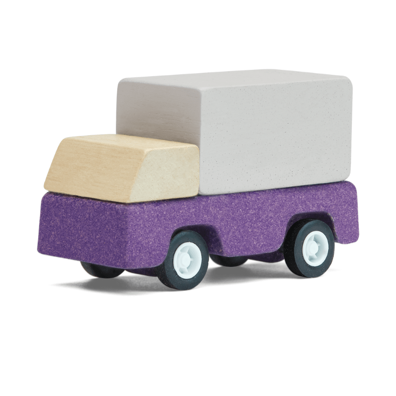 Purple Delivery Truck