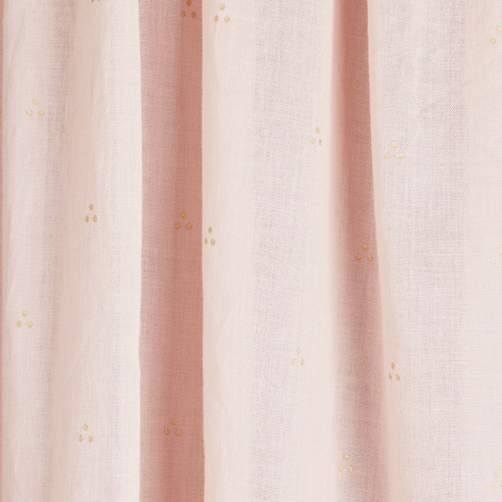 COTTON BED CANOPY Dot Blossom Pink