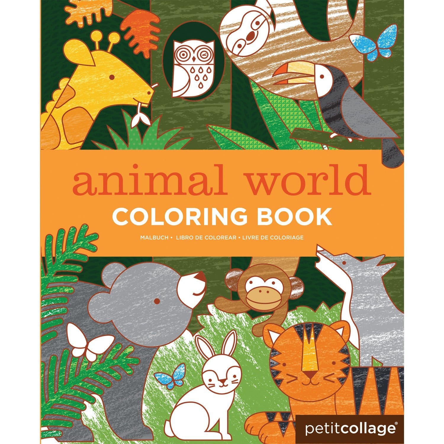 Animal World Colouring Book