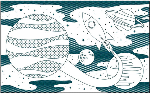 Outer Space Coloring book