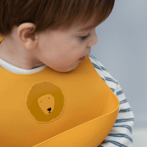 Silicone Bib 2-Pack - Mr. Lion