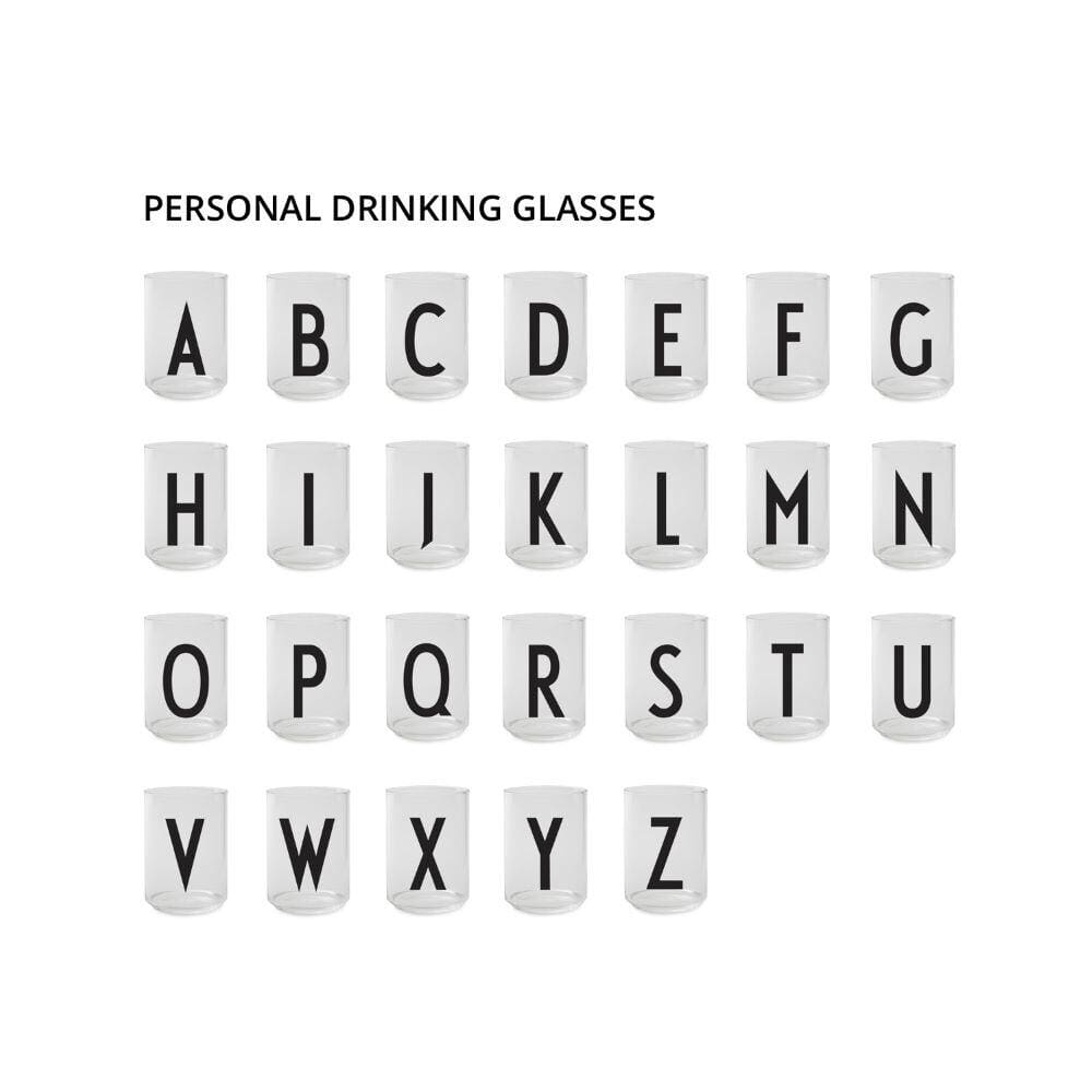 Personal Drinking Glass A-Z