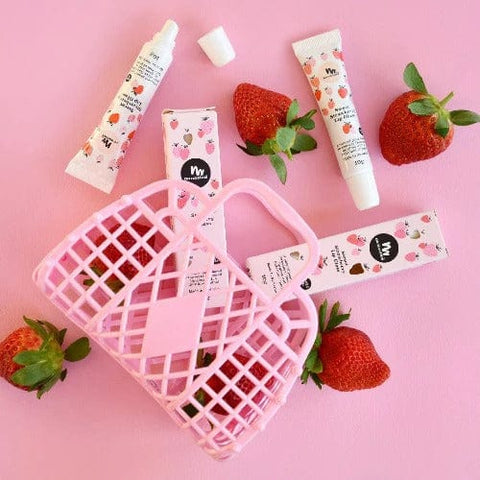 All Natural Sweet Strawberry Lip Gloss for Kids and Mums - 10g tube