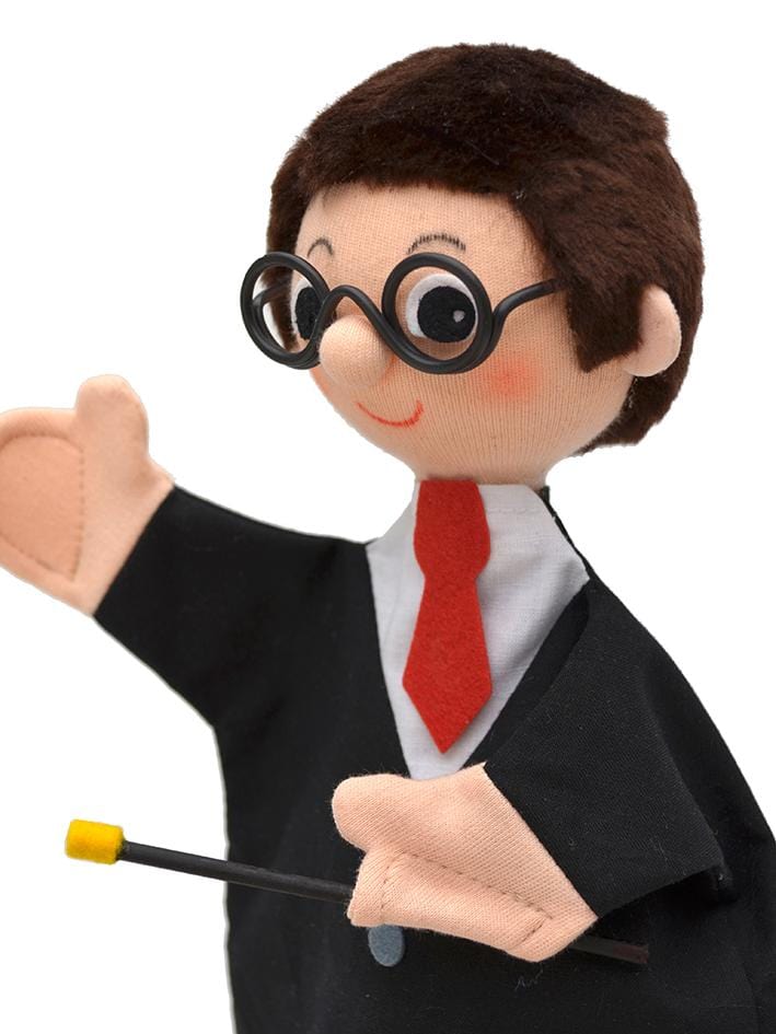 Hand Puppet Harry Style Magician 27cm