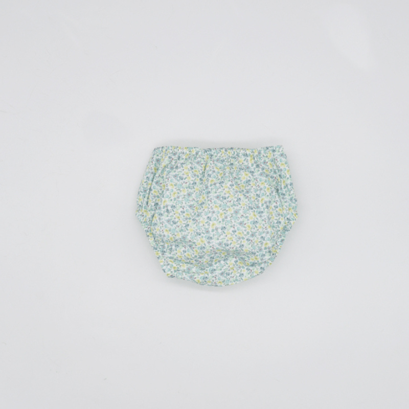 Blue And Yellow Flower Diaper Cover