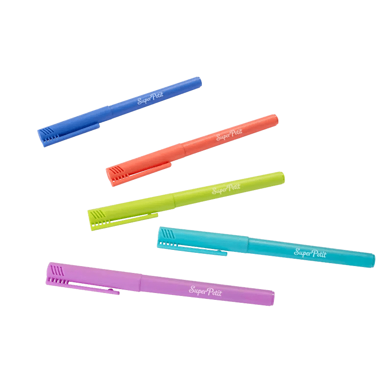 Box of 5 Thin Tip Pastel Markers