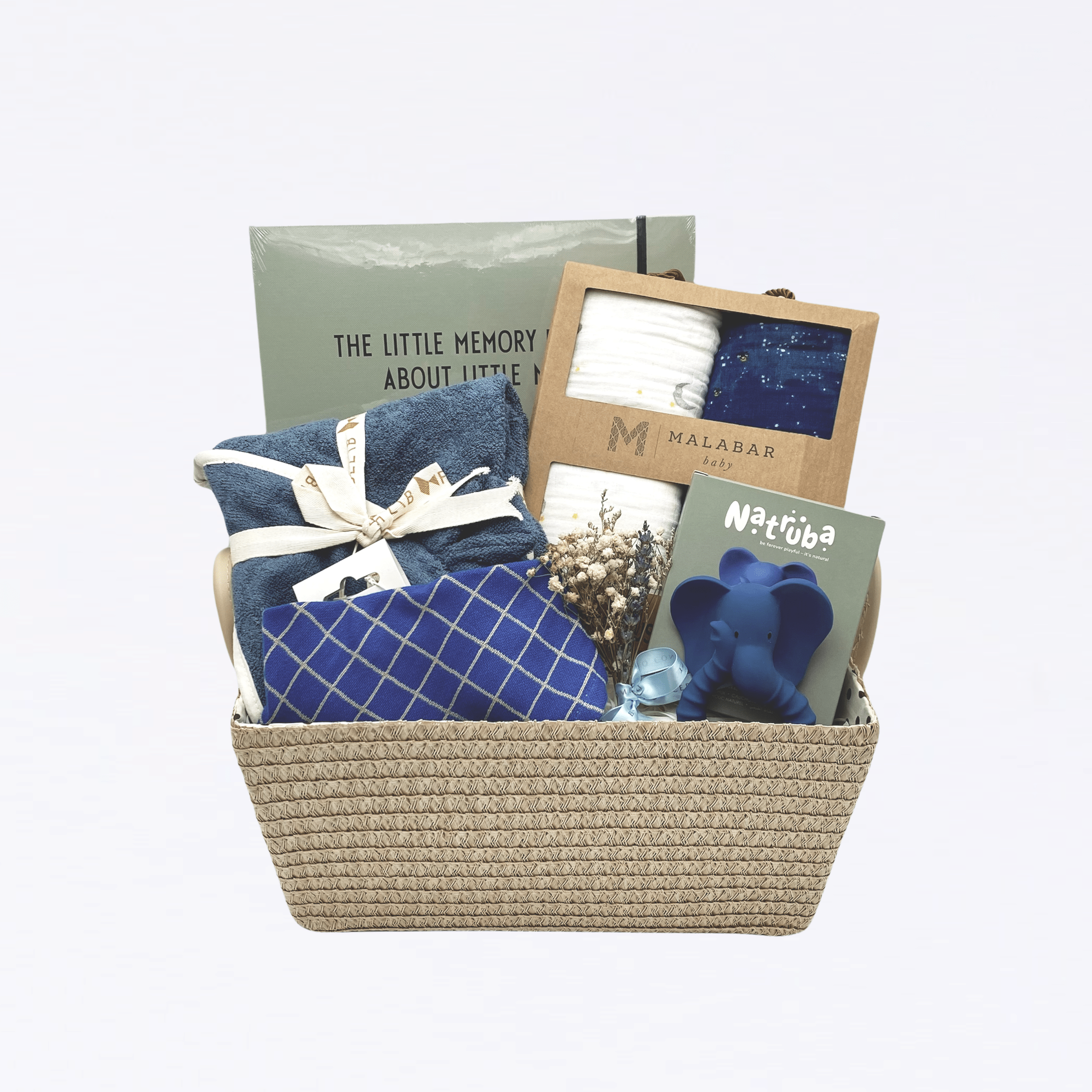 Blue Baby Boy Hamper