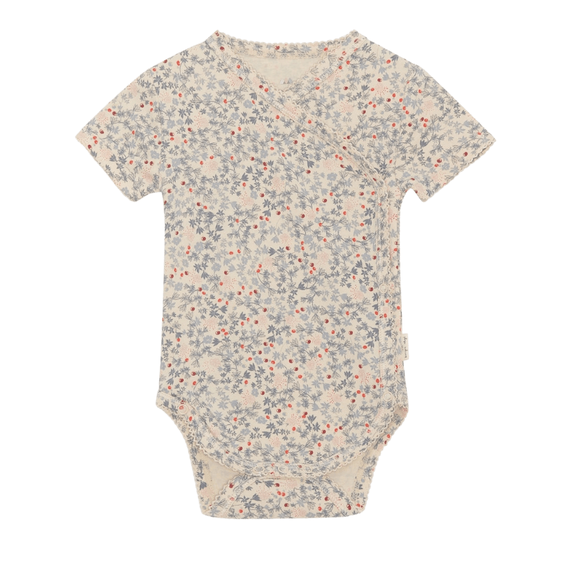 New Born Basic Body Short Sleeve - Rose Hip Blue