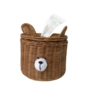 Bear Tissue Basket