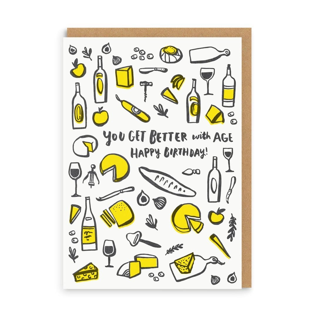 Better With Age Greeting Card